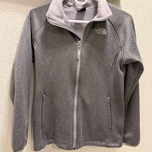 The North Face Light Gray Fleece Jacket